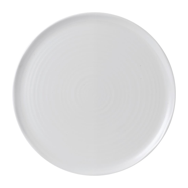 Dudson White Organic Coupe Flat Plate 317mm 12 1/2" (Box 6) (Direct)