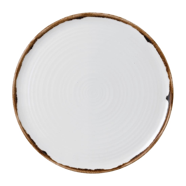Dudson Harvest Natural Organic Coupe Flat Plate 317mm 12 1/2" (Box 6) (Direct)