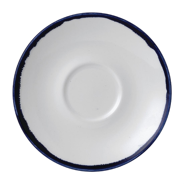 Dudson Harvest Ink Cappuccino Saucer 158mm 6.25" (Box 12) (Direct)
