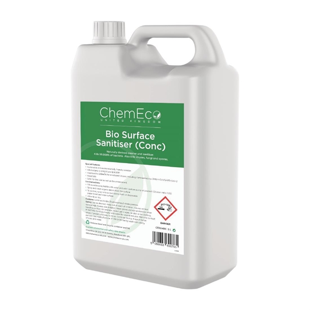 ChemEcoBio Surface Sanitiser Concentrate - 5Ltr