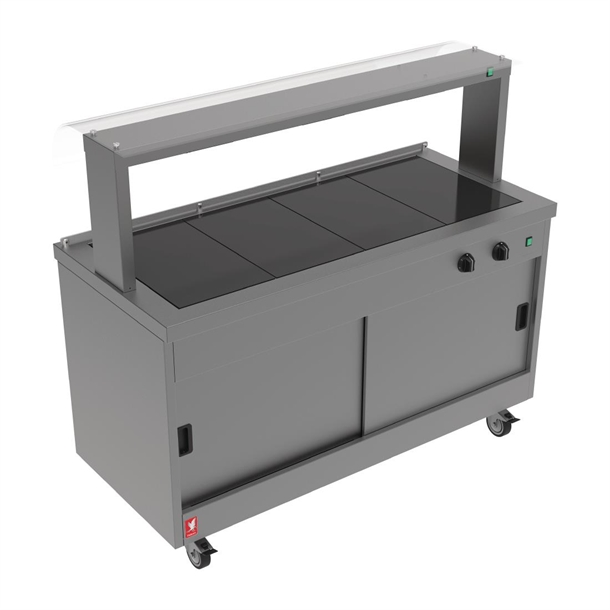 Falcon Four top Hotcupboard Servery Gantry Half Size Sneeze Guard (Direct)