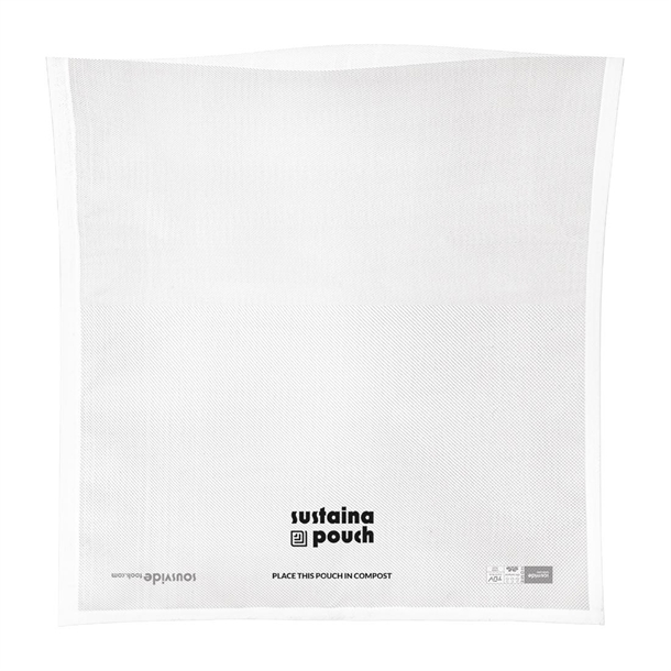 Sous Vide Compostable Vacuum Pouches - 300x300mm 80mU (Pack 200)