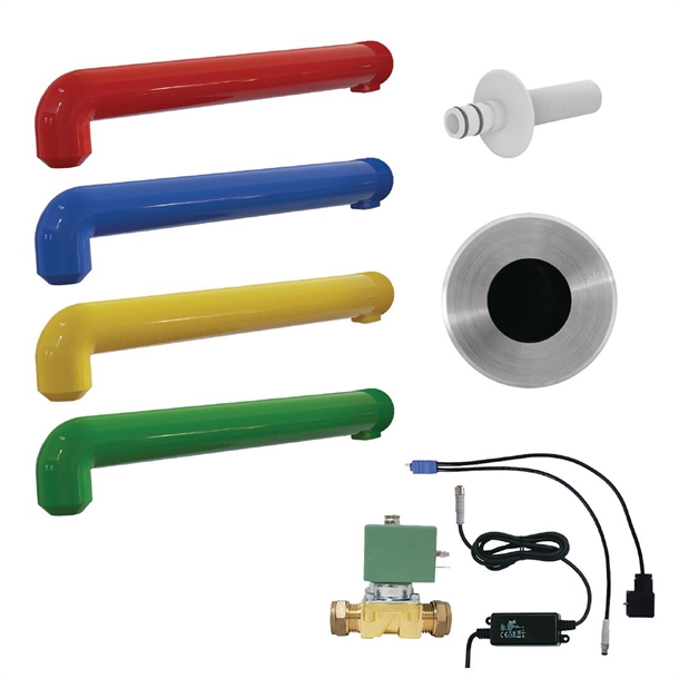 KWC DVS Anti-Microbial Spout Single Station Mains Kit&Programmable Sensor (B2B)