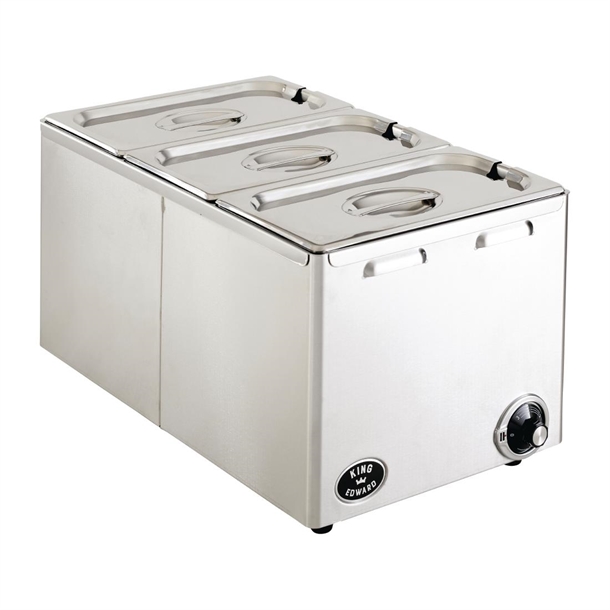 King Edward Large Bain Marie Stainless Steel (Direct)