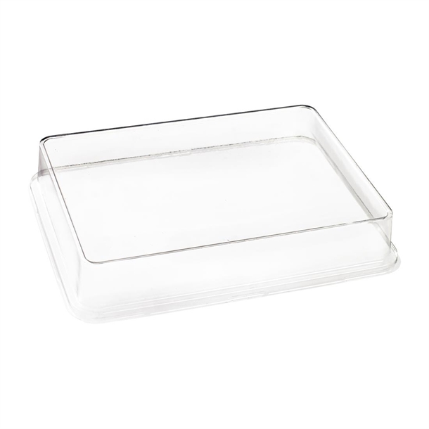 Solia Clear RPET Lid for Kanopee Food/Sushi Tray FC780 - 200x150x20mm (Pack 50)