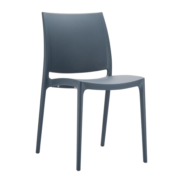 Maya Side Chair - Dark Grey (Pack 2)