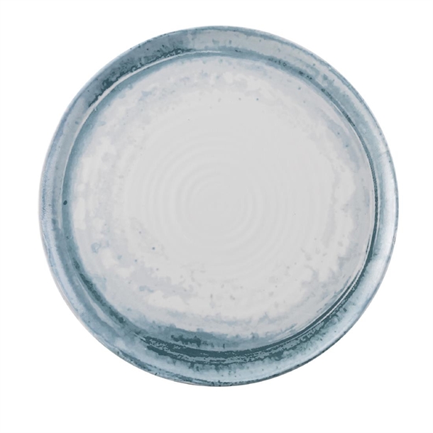 Dudson Makers Finca Limestone Organic Coupe Flat Plate 317.5mm (Box 6) (B2B)