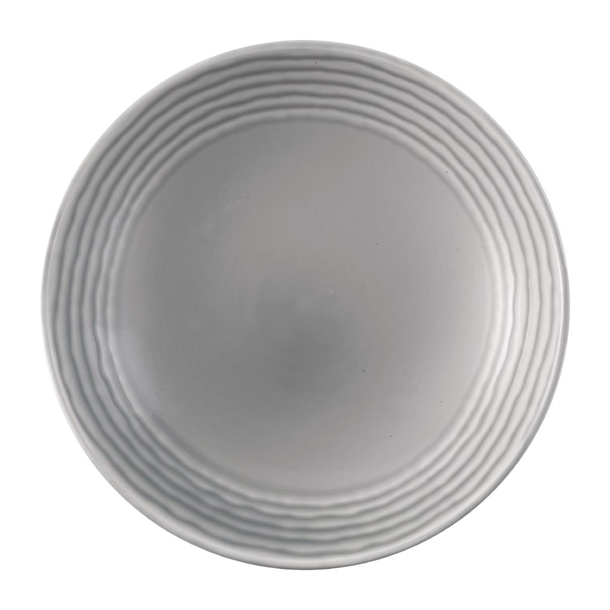 Dudson Harvest Norse Grey Deep Coupe Plate 254mm (Box 12) (B2B)