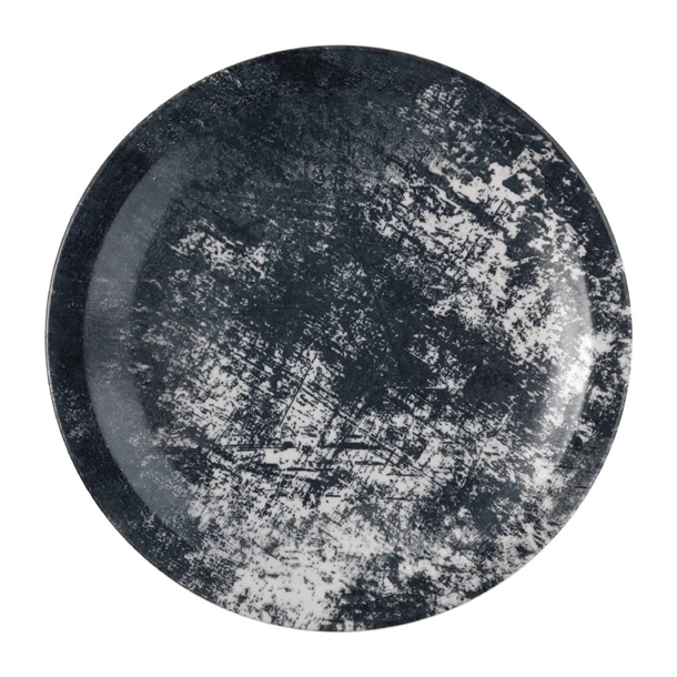 Dudson Makers Urban Black Nova Plate 229mm (Box 12) (B2B)