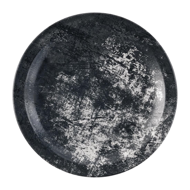 Dudson Makers Urban Black Nova Plate 203mm (Box 12) (B2B)