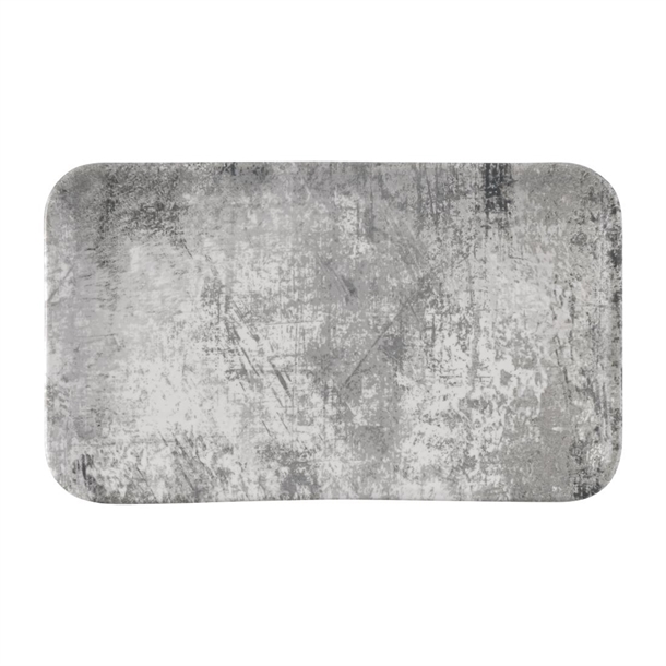 Dudson Makers Urban Grey Organic Rect Plate 269mmx160mm(Box 12) (B2B)