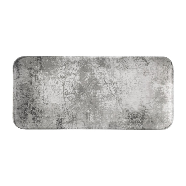 Dudson Makers Urban Grey Organic Coupe Rect Platter 338x155mm(Box 6) (B2B)