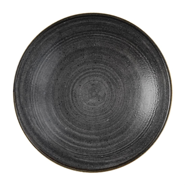 Churchill Stonecast Raw Coupe-Schüsseln, Schwarz, 184 mm (12 Stück)