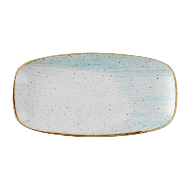 Stonecast Accents Duck Egg Chefs Oblong Plate 287x152mm(Box 12) (B2B)
