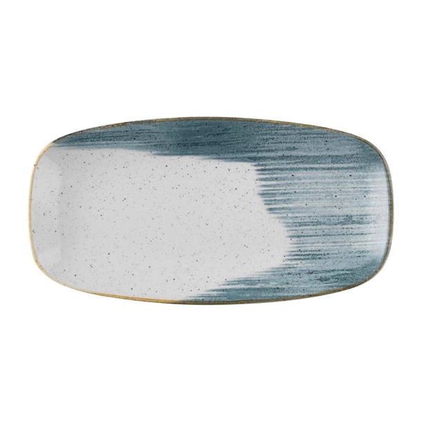 Stonecast Accents Blueberry Chefs Oblong Plate 287x152mm(Box 12) (B2B)