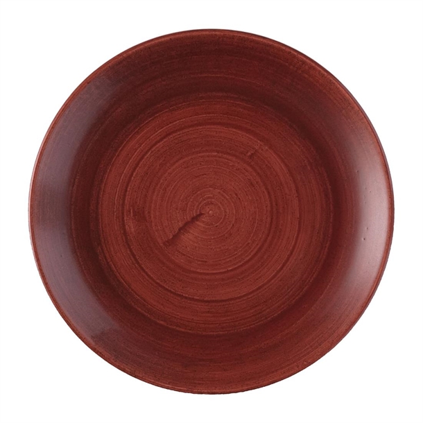 Churchill Stonecast Patina Rot Rost Evolve Coupe Teller 219mm (12 Stück)