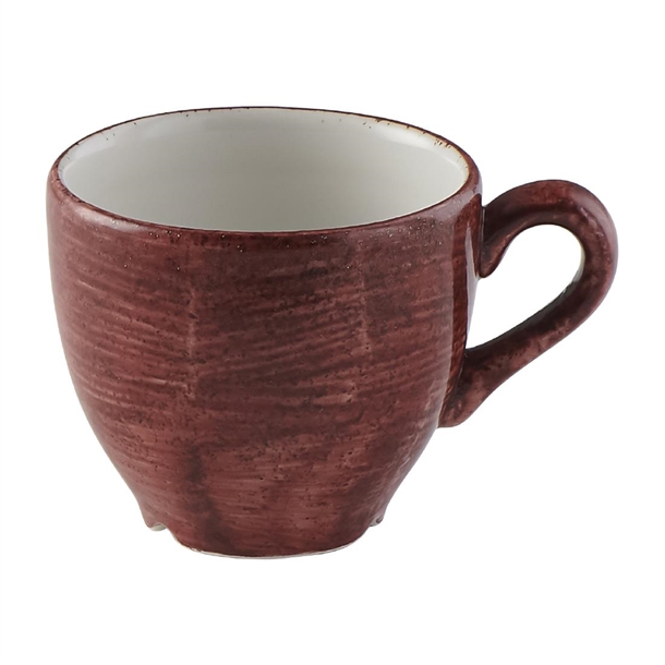 Churchill Stonecast Patina Red Rust Espresso Cup - 99ml (Box 12)(Direct)