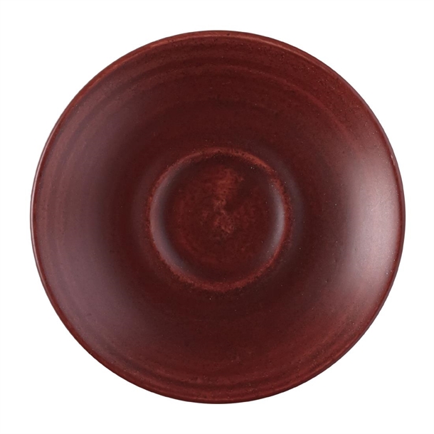 Churchill Stonecast Patina Red Rust Espresso Saucer - 114mm (Box 12)(Direct)