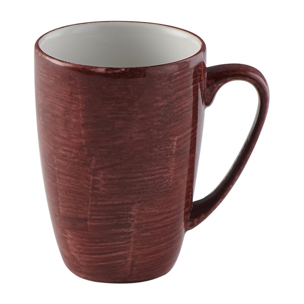 Churchill Stonecast Patina Red Rust Profile Mug - 340ml (Box 12)(Direct)