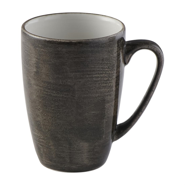 Churchill Stonecast Patina Iron Black Profile Mug 340ml (Box 12)(Direct)