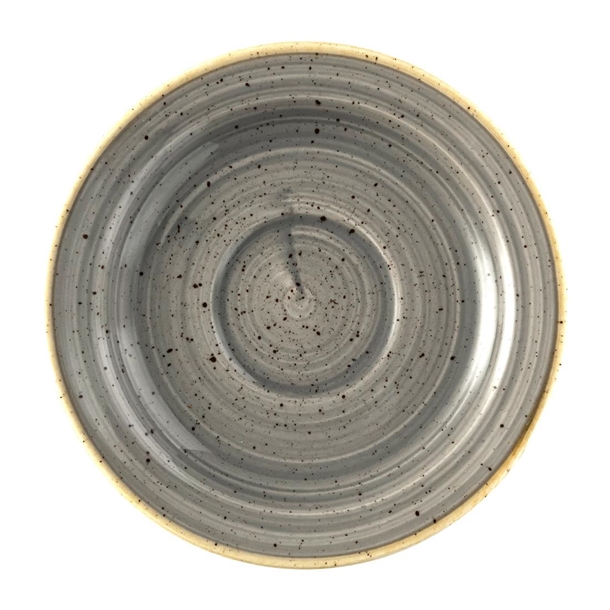 Churchill Stonecast Grey Profile Saucer 150mm (Box 12) (B2B)