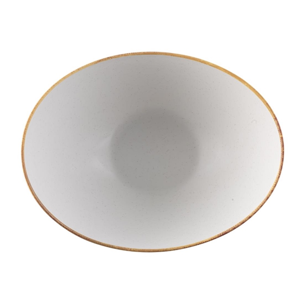 Churchill Plastic Melamine Stonecast Moonstone Buffet Bowl 360mm (Box 2) (B2B)
