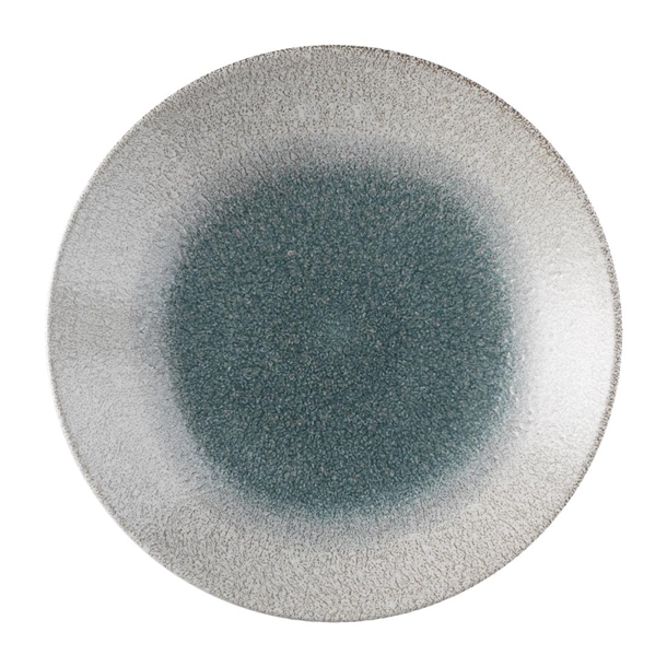 Churchill Raku Duo Agate Topaz Evolve Coupe Plate 286mm (Box 12) (B2B)