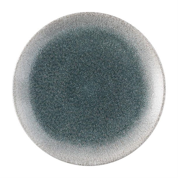 Churchill Raku Duo Agate Topaz Evolve Coupe Plate 219mm (Box 12) (B2B)
