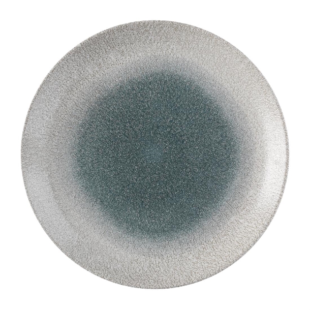 Churchill Raku Duo Agate Topaz Deep Coupe Plate 279mm (Box 12) (B2B)