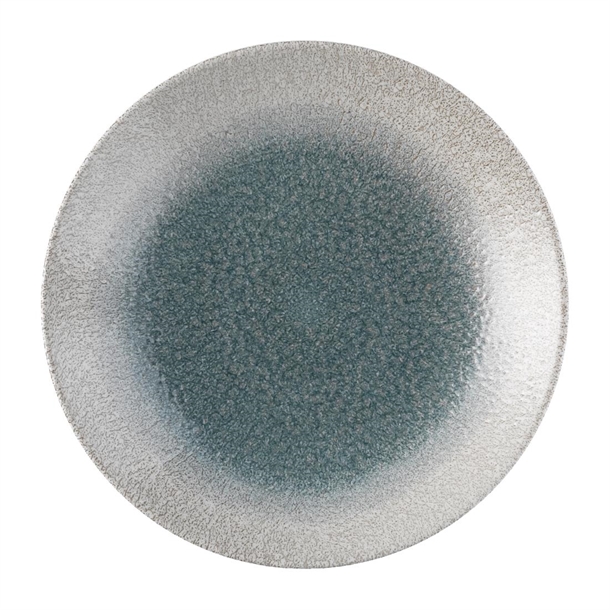 Churchill Raku Duo Agate Topaz Deep Coupe Plate 239mm (Box 12) (B2B)