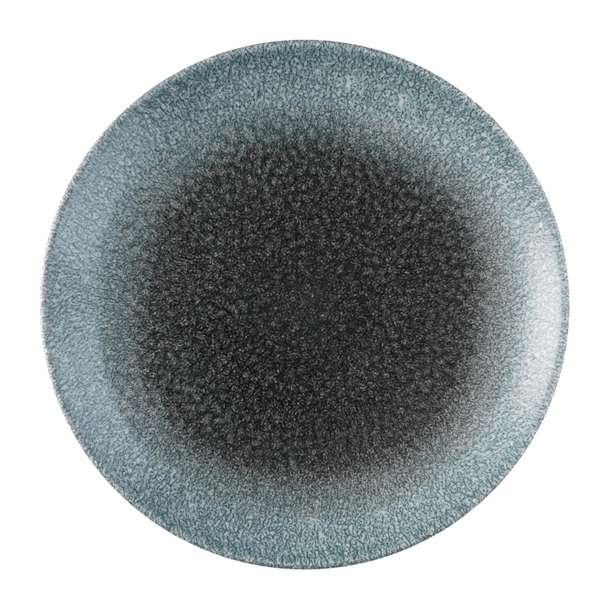 Churchill Raku Duo Topaz Quartz Evolve Coupe Plate 286mm (Box 12) (B2B)