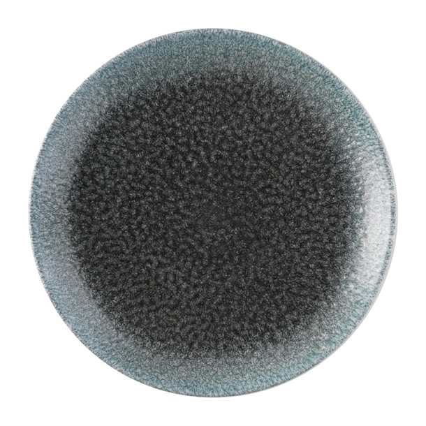 Churchill Raku Duo Topaz Quartz Evolve Coupe Plate 219mm (Box 12) (B2B)