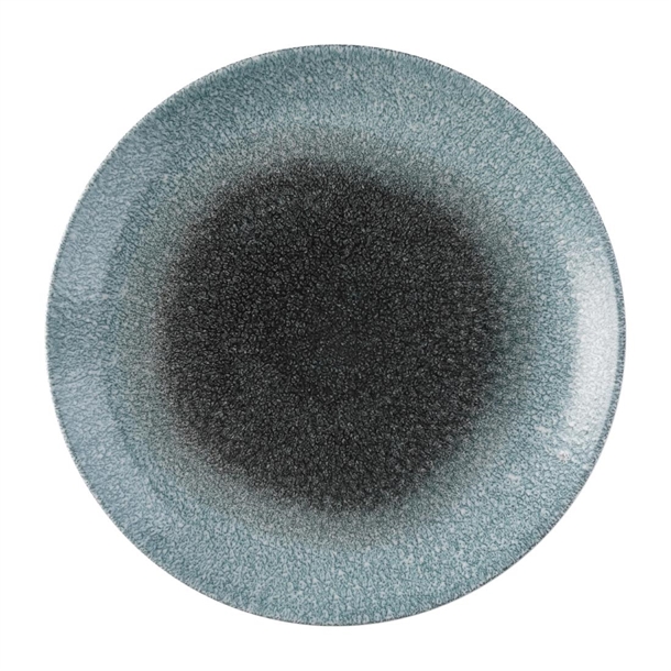 Churchill Raku Duo Topaz Quartz Deep Coupe Plate 279mm (Box 12) (B2B)