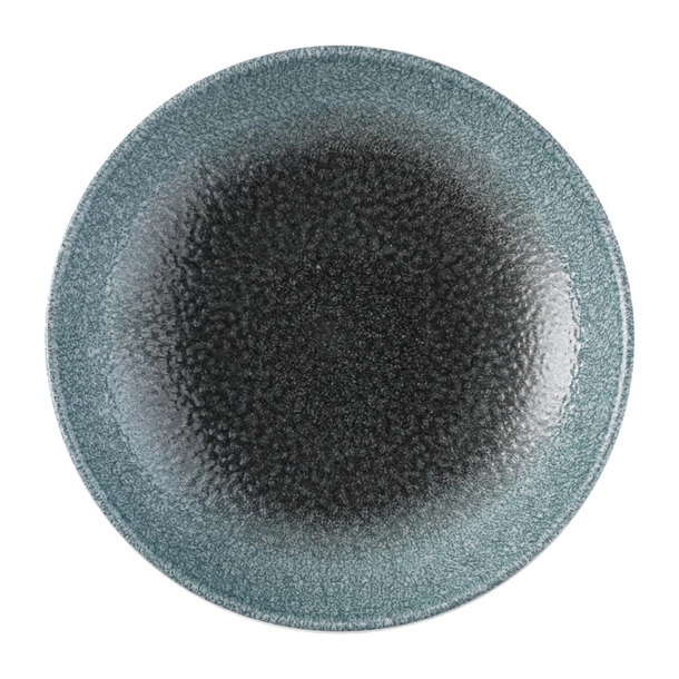 Churchill Raku Duo Topaz Quartz Deep Coupe Plate 239mm (Box 12) (B2B)