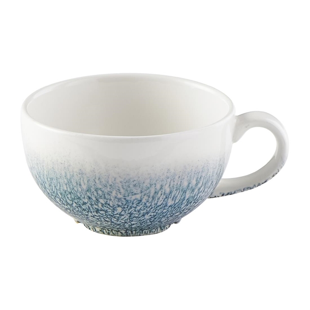 Churchill Raku Duo Topaz Blue Cappuccino Cup 227ml (Box 12) (B2B)