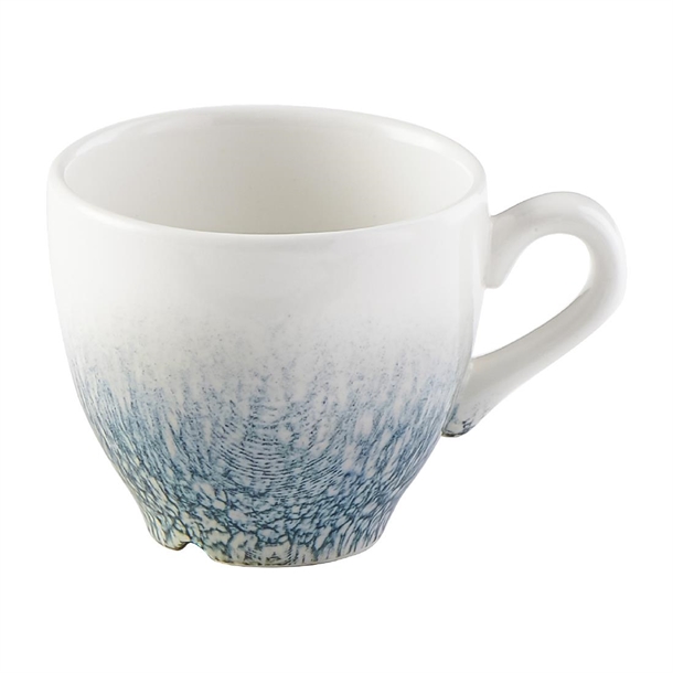 Churchill Raku Duo Topaz Blue Espresso Cup 99ml (Box 12) (B2B)