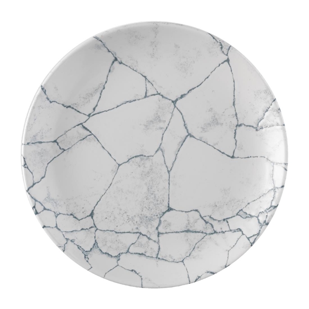 Churchill Studio Prints Kintsugi Pearl Evolve Coupe-Teller, Grau, 219 mm, (12 Stück)