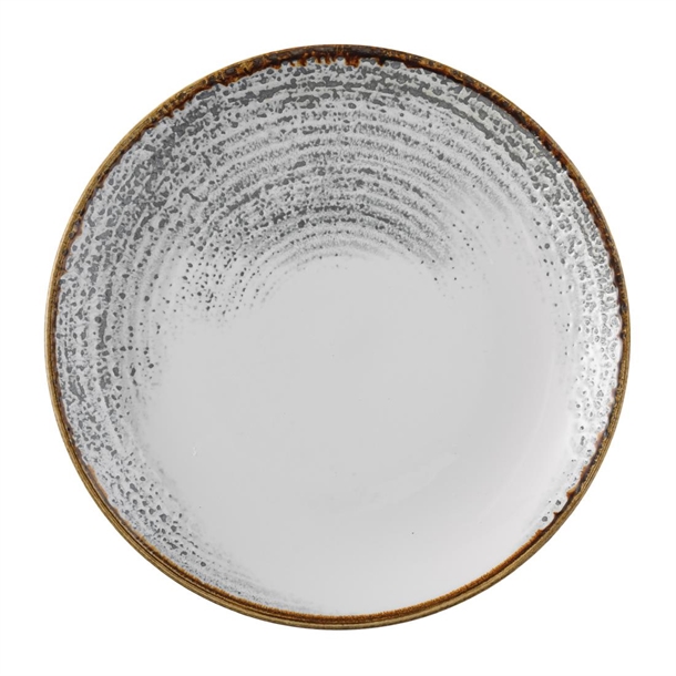 Churchill Accents Jasper Grey Evolve Coupe Plate 260mm(Box 12) (B2B)