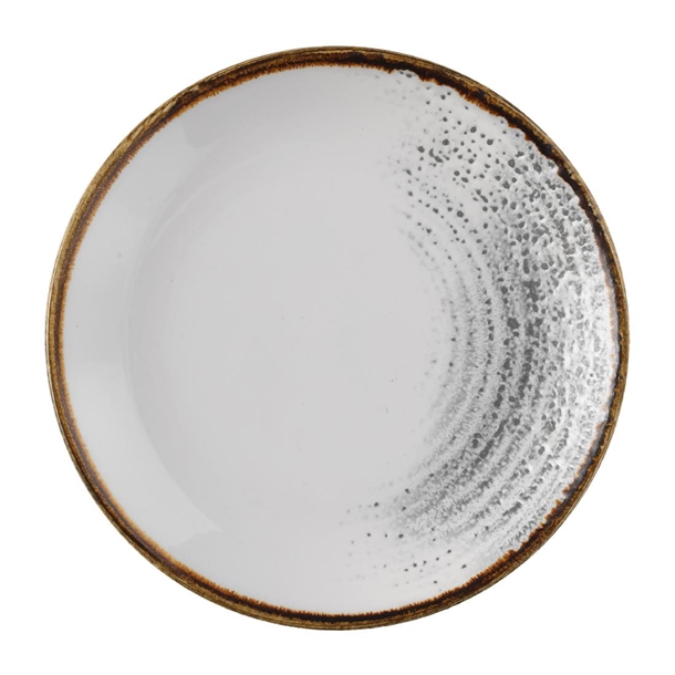 Churchill Accents Jasper Grey Evolve Coupe Plate 165mm(Box 12) (B2B)