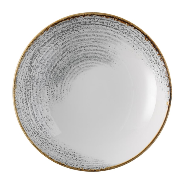 Churchill Accents Jasper Grey Evolve Coupe Bowl 248mm(Box 12) (B2B)