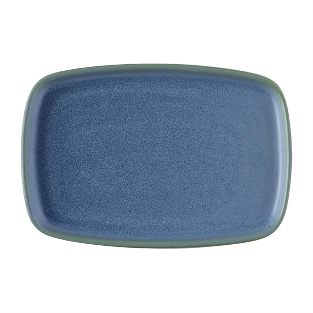 Churchill Emerge Oslo Blue Oblong Plate 222x152mm (Box 6) (B2B)
