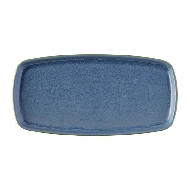 Churchill Emerge Oslo Blue Oblong Plate 287x146mm (Box 6) (B2B)