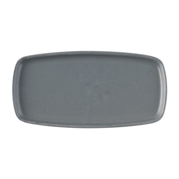 Churchill Emerge Seattle Grey Oblong Plate 287x146mm (Box 6) (B2B)