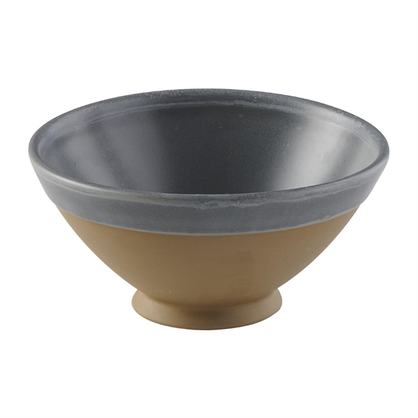 Churchill Emerge Seattle Grey Footed Bowl - 155mm (Box 6)(Direct)