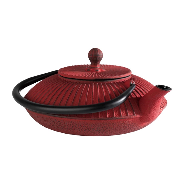 APS Asia Teapot Red 195x180mm 150mm (B2B)