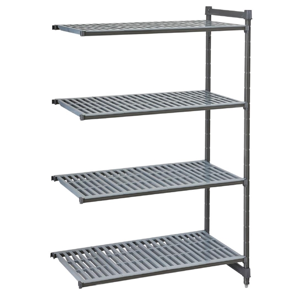 Cambro Camshelving Basics Plus 4 Tier Shelving Add on Unit  1830HX765LX540Dmm