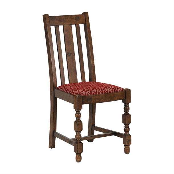 Mayfair Dining Chair with Red Diamond Seat - Pair (B2B)