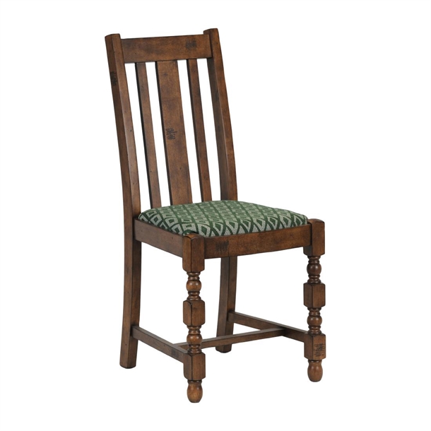 Mayfair Dining Chair with Green Diamond Seat - Pair (B2B)
