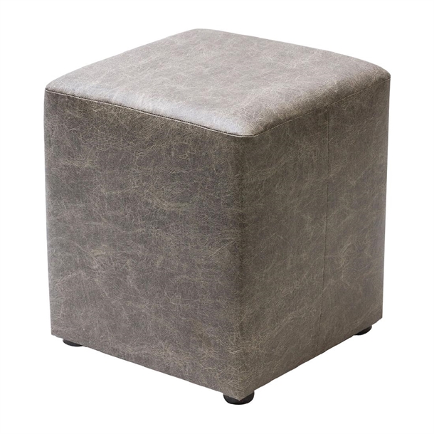 Cube In Saddle Ash Faux Leather (Pack 2) (B2B)