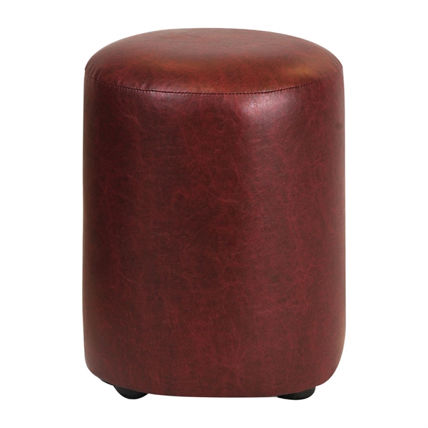 Cylinder In Saddle Garnet Faux Leather (Pack 2) (B2B)